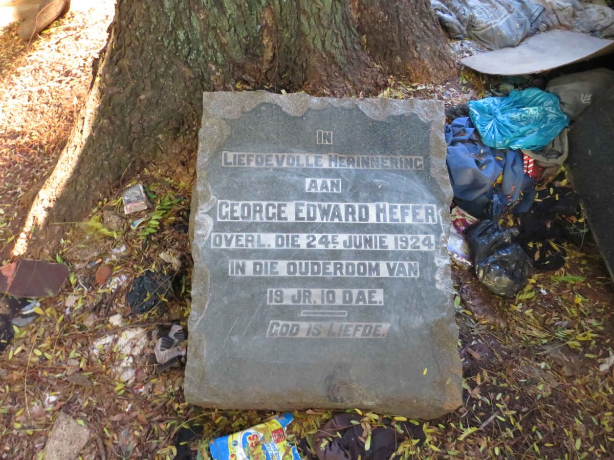 HEFER George Edward -1924