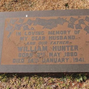 HUNTER William 1880-1941