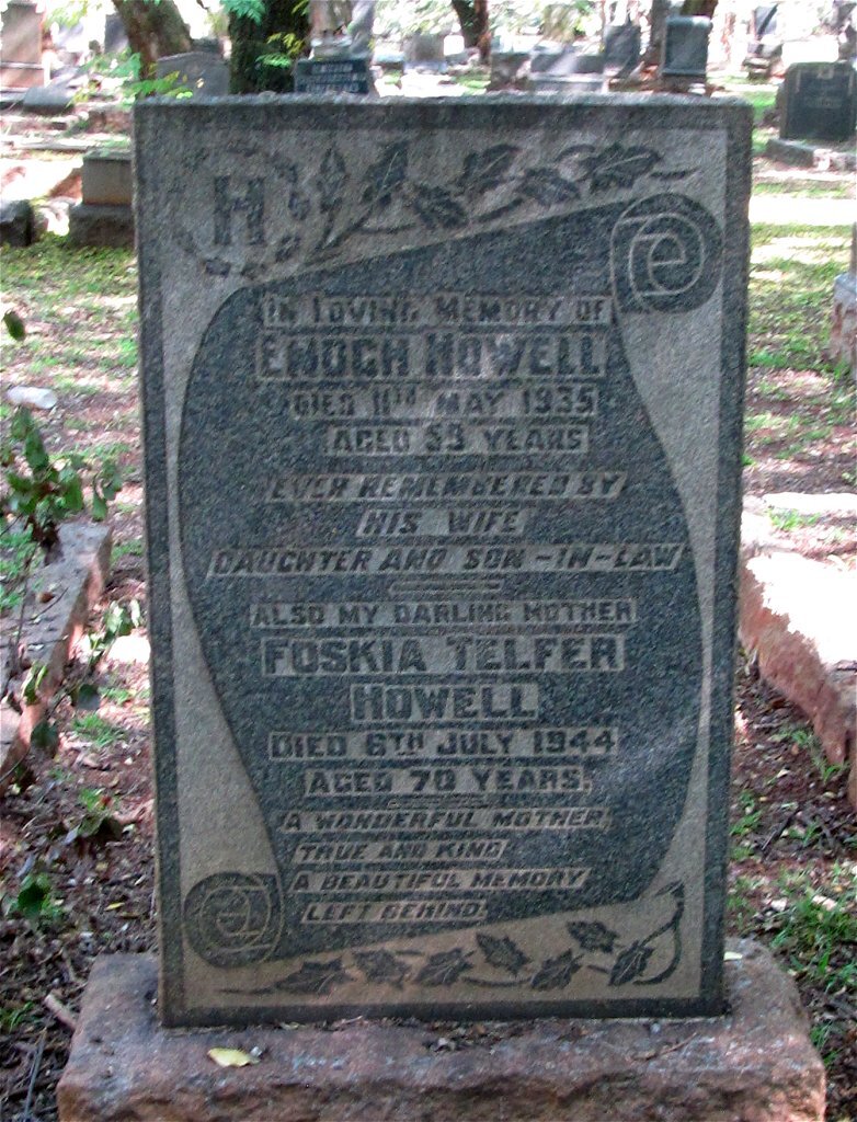 HOWELL Enogh -1935 &amp; Foskia Telfer -1944
