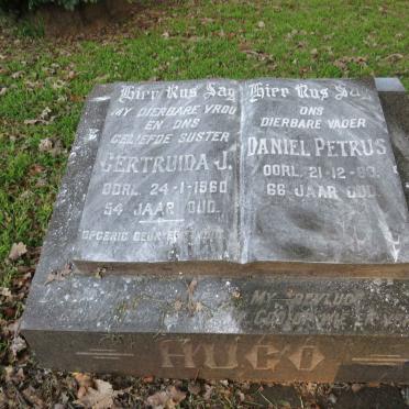 HUGO Daniel Petrus -1963 &amp; Gertruida J. -1960