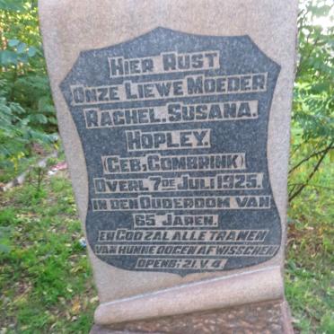 HOPLEY Rachel Susana nee COMBRINK -1925