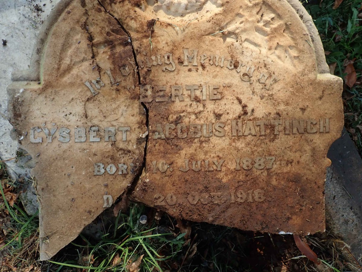 HATTINGH Gysbert Jacobus 1887-1918