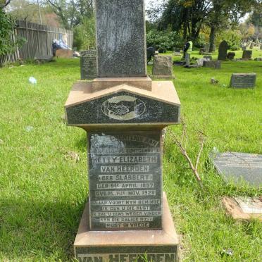 HEERDEN Hetty Elizabeth, van nee SLABBERT 1897-1926