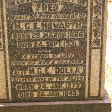 HOWARTH Fred 1866-1931 &amp; M.C.E. 1873-1940