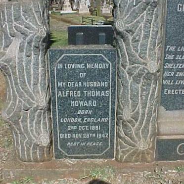 HOWARD Alfred Thomas 1881-1947