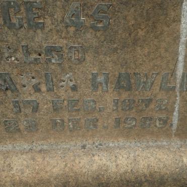 JACKSON Stephan 1870-1915 &amp; Anna Maria HAWLEY nee DE LA ROUVIERE 1872-1936