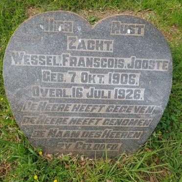 JOOSTE Wessel Franscois 1906-1926