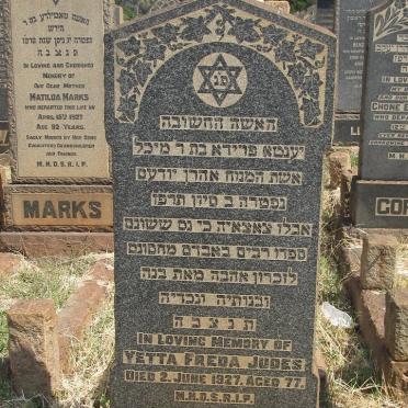 JUDES Yetta Freda -1927