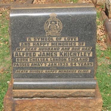 KNIGHTLEY Alfred James -1935