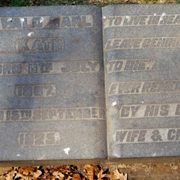 KATH Ewald Carl 1887-1925