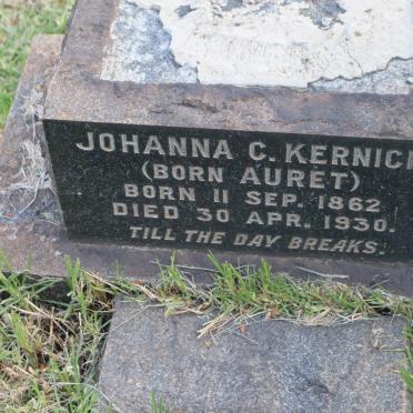 KERNICK Johanna nee AURET 1862-1930