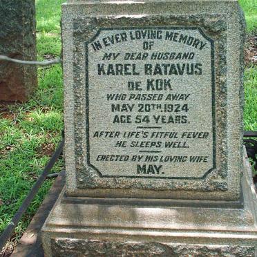 KOK Karel Batavus, de -1924