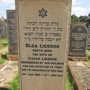 LIEBSON Olga 1860-1941