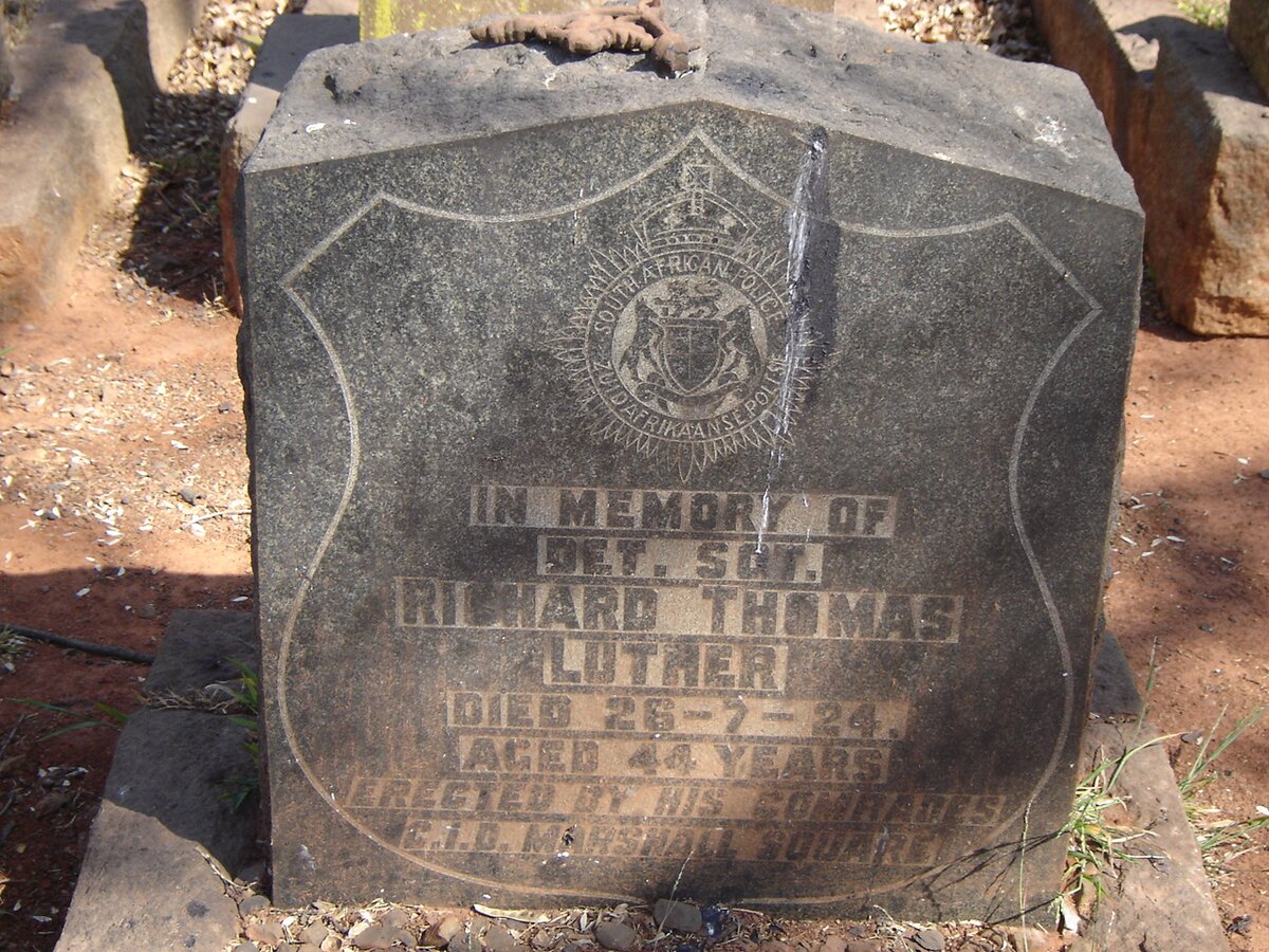 LUTHER Richard Thomas -1924