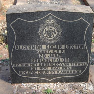 LOXTON Algernon Edgar -1938