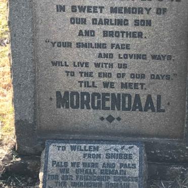 MORGENDAAL Willem -1940