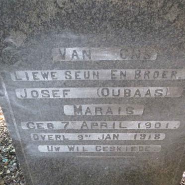 MARAIS Josef 1901-1918