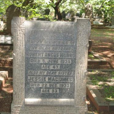 MUNRO Robert Angus -1935 :: MACINNES Jessie -1933