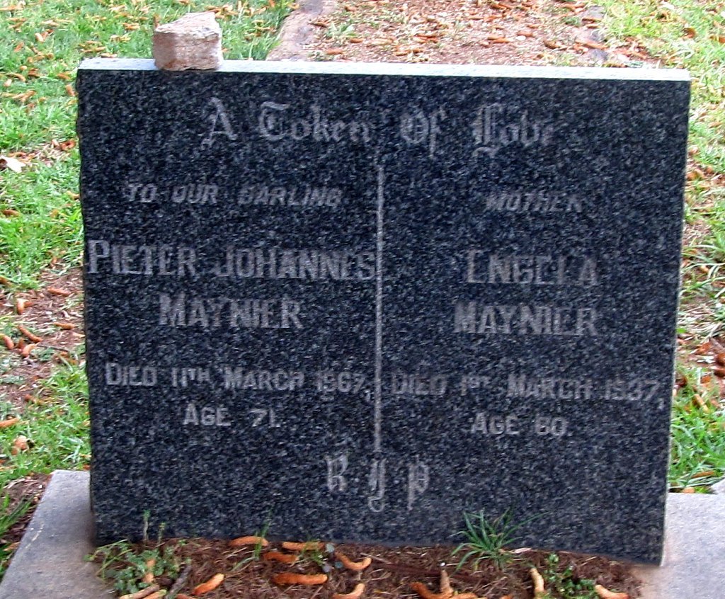 MAYNIER Pieter Johannes -1967 :: MAYNIER Engela -1937