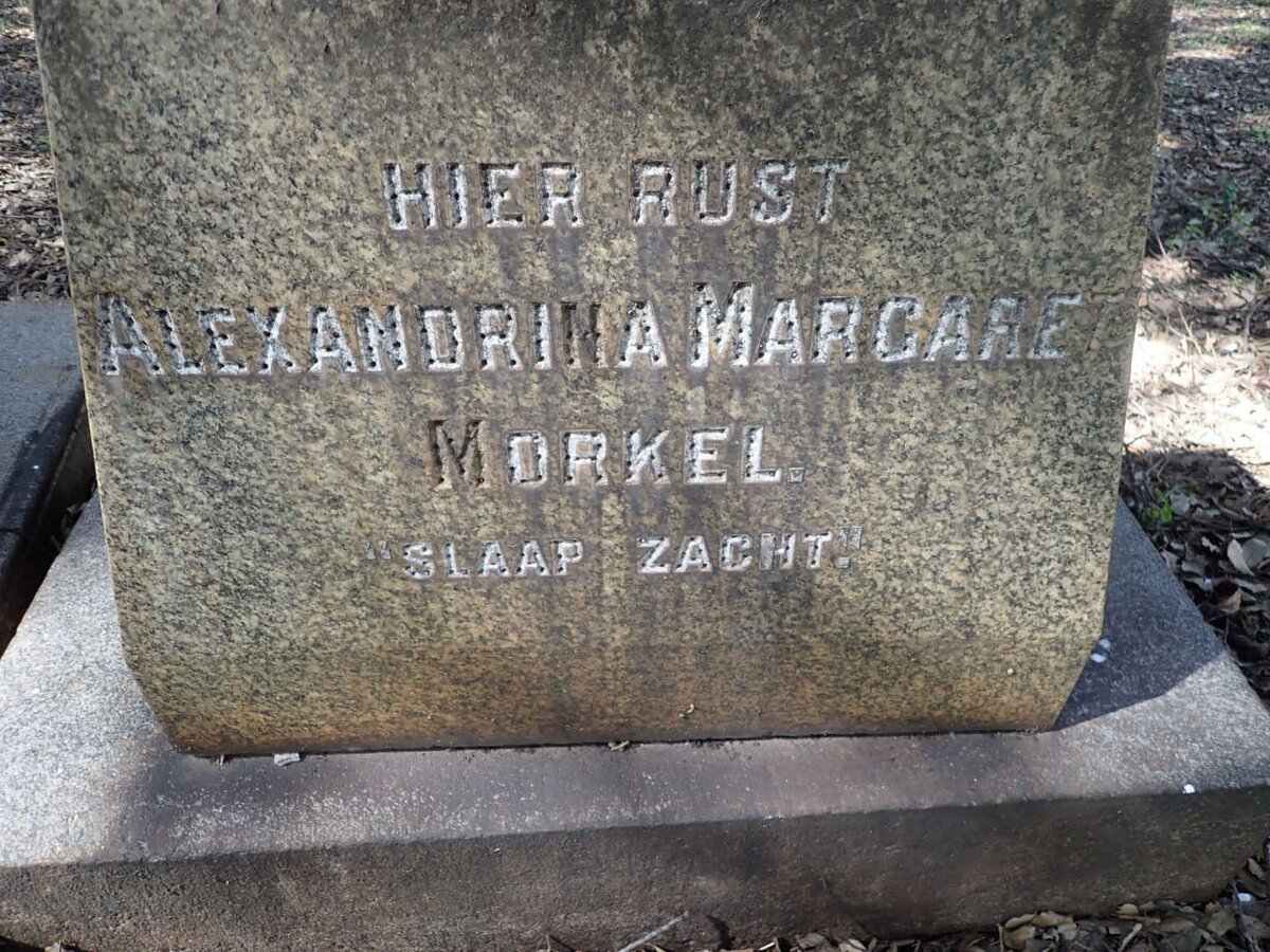 MORKEL Alexandrina Margaret