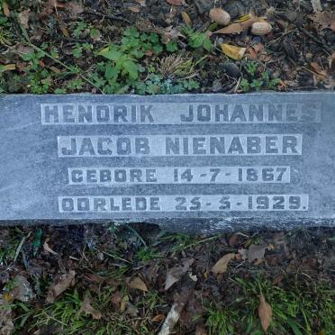 NIENABER Hendrik Johannes Jacob 1867-1929