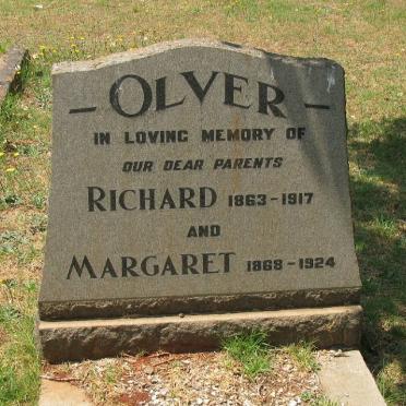 OLVER Richard 1863-1917 &amp; Margaret 1868-1924