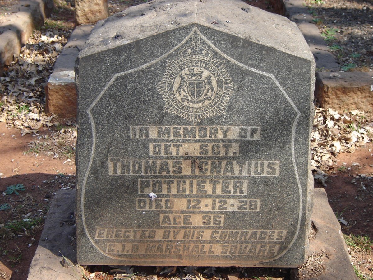 POTGIETER Thomas Ignatius -1928