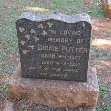 PUTTER Dickie 1927-1927