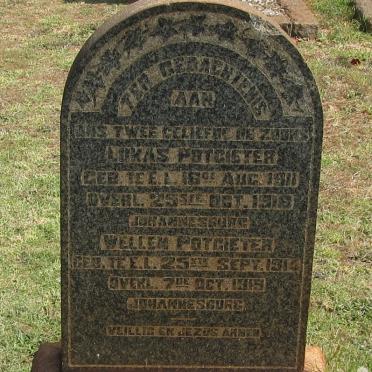 POTGIETER Lukas 1911-1918 :: POTGIETER Wellem 1914-1915