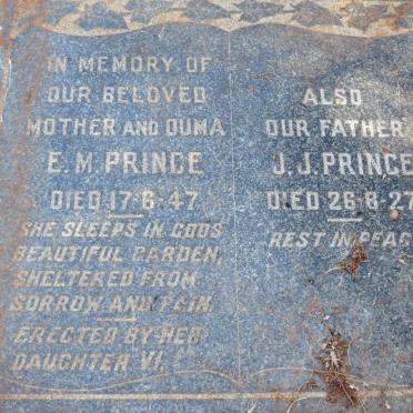 PRINCE J.J. -1927 &amp; E.M. -1947