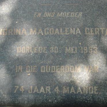 PRETORIUS Hendrina Magdalena Gertruida -1953