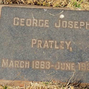 PRATLEY George Joseph 1883-1937