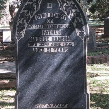 RANSOM Maurice -1935