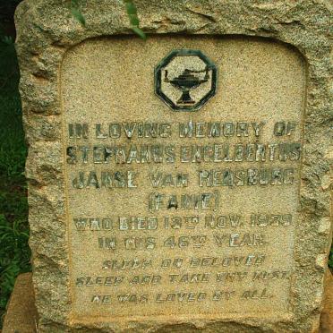 RENSBURG Stephanus Engelbertus -1939