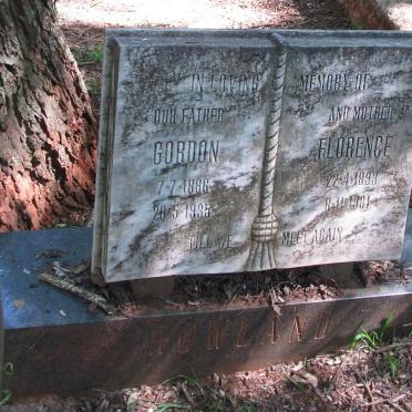 ROWLAND Gordan 1886-1935 &amp; Florence 1893-1981