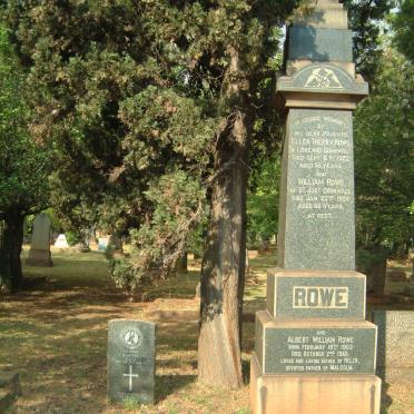 ROWE William -1924 &amp; Ellen Trefry -1922 :: ROWE Albert William 1902-1966