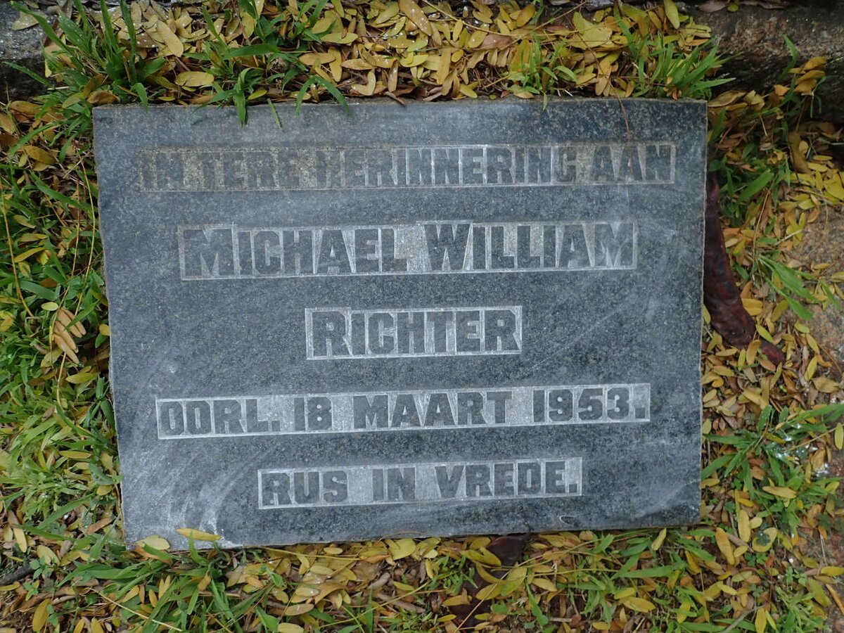 RICHTER Michael William -1953