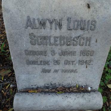 SCHLEBUSCH Alwyn Louis 1860-1942