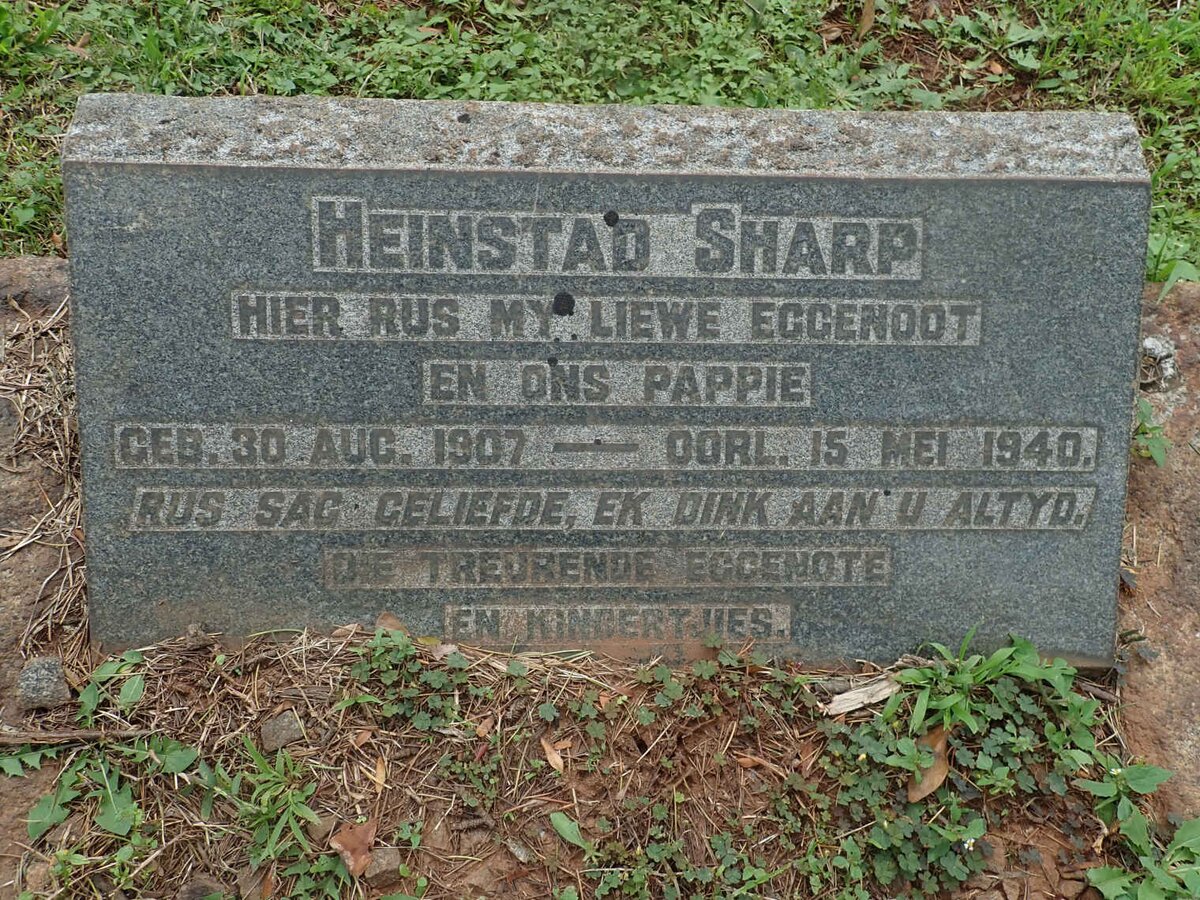 SHARP Heinstad 1907-1940