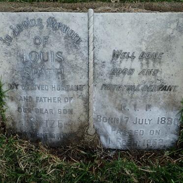 SPATH Louis 1880-1952 :: SPATH Sytze Louis 1913-1926