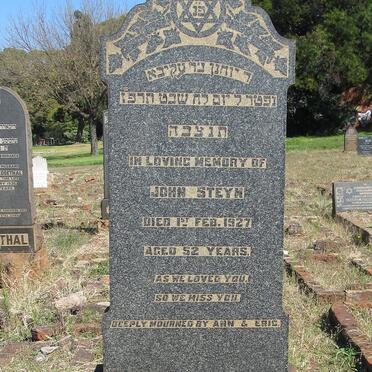 STEYN John -1927
