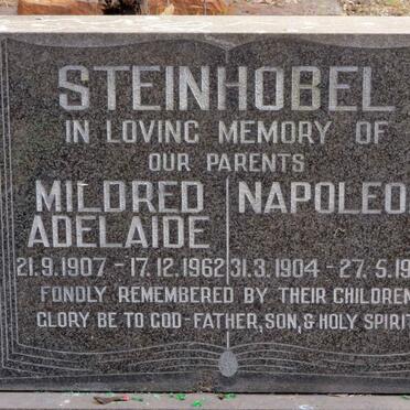 STEINHOBEL Napoleon 1904-1959 &amp; Mildred Adelaide 1907-1962