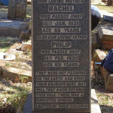 STANFLEY Philip -1939 &amp; Rachel -1931
