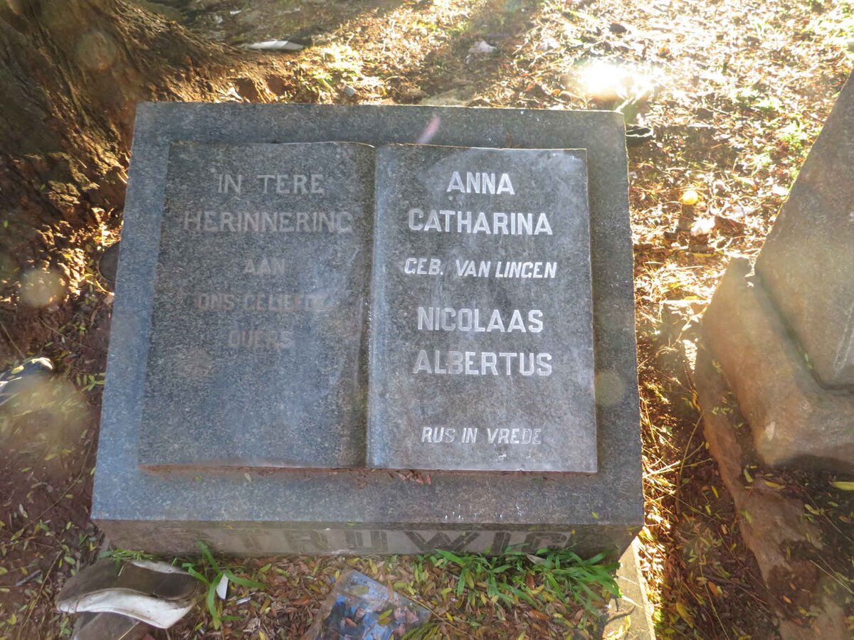 STRUWIG Nicolaas Albertus &amp; Anna Catharina VAN LINGEN