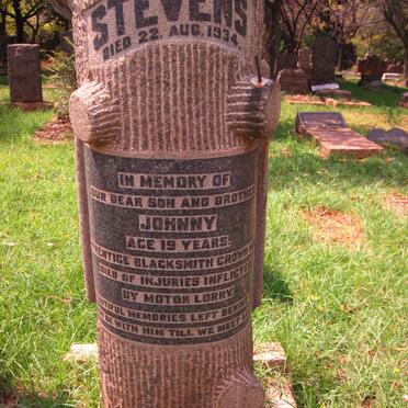 STEVENS Johnny -1934