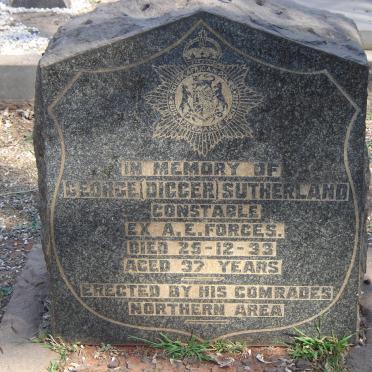 SUTHERLAND George -1933