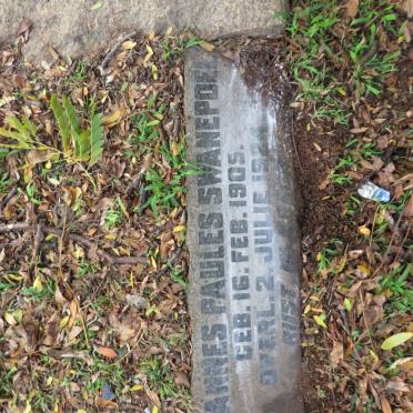 SWANEPOEL Johannes Paules 1905-1924