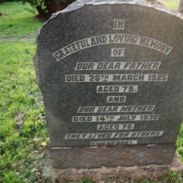 SWANEPOEL -1926 and -1930