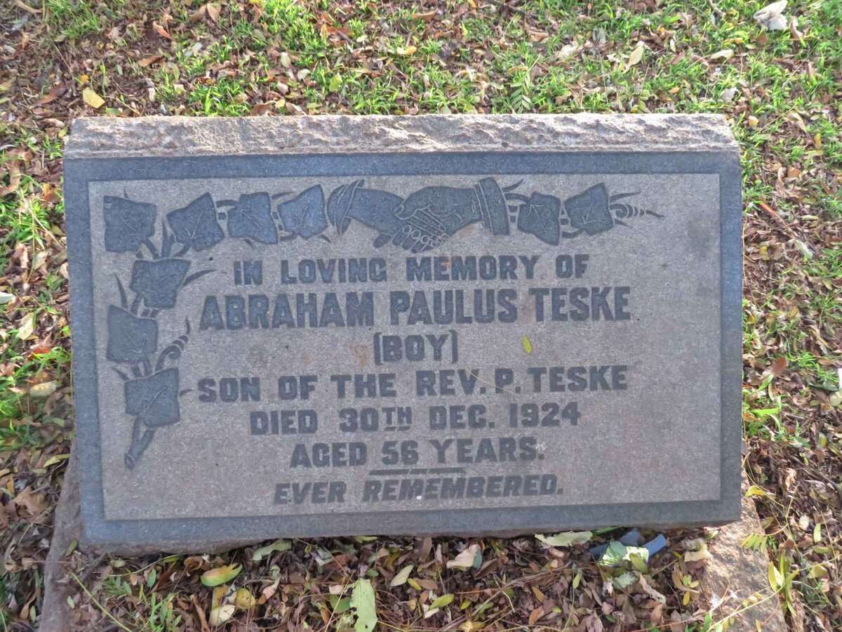 TESKE Abraham Paulus -1924