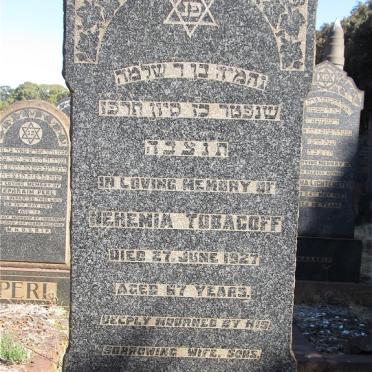 TOBACOFF Nehemia -1927